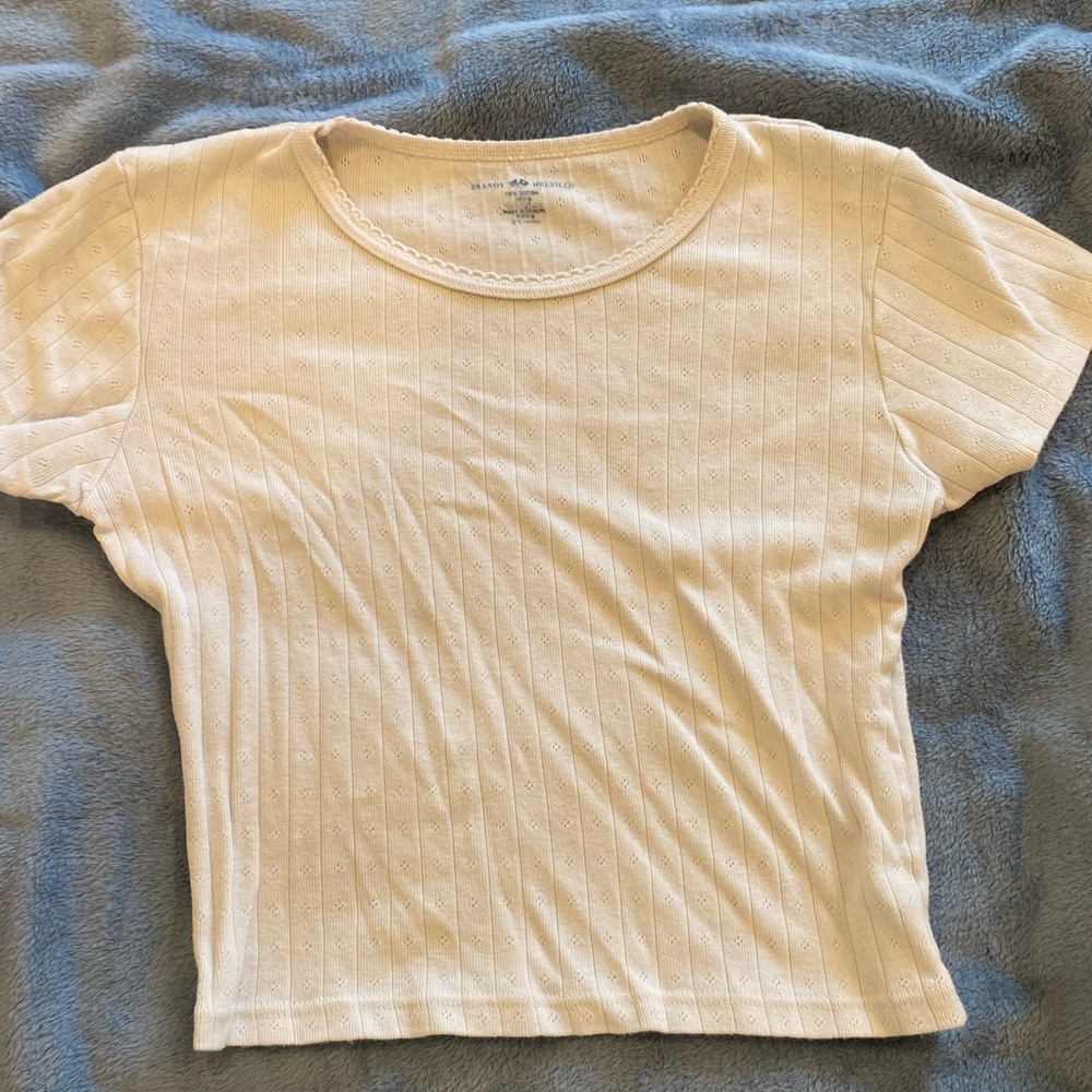 white brandy melville top